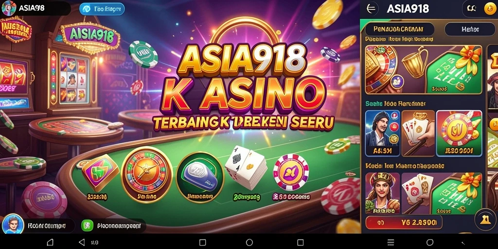 Tampilan gameplay yang menarik di ASIA918 dengan berbagai pilihan kasino.