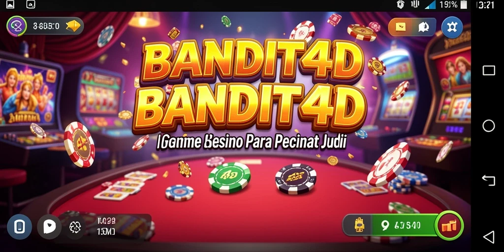 Tampilan gameplay yang menarik dan menantang di BANDIT4D.