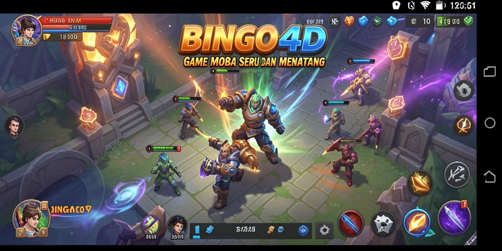 Tampilan gameplay seru dari BINGO4D yang menegangkan.