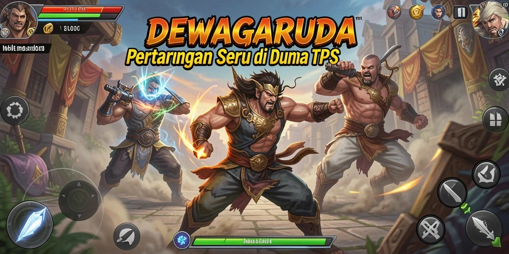 Tampilan gameplay seru DEWAGARUDA yang menarik.