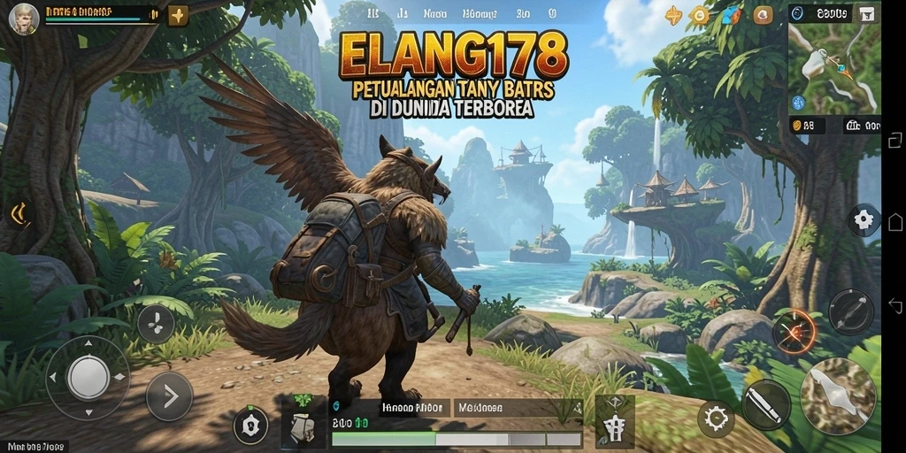 Menampilkan eksplorasi seru di dunia terbuka ELANG178.