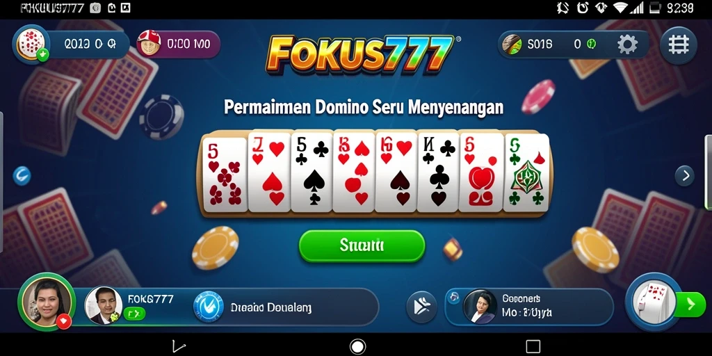 Gameplay menarik FOKUS777 dengan suasana Domino yang mengasyikkan.