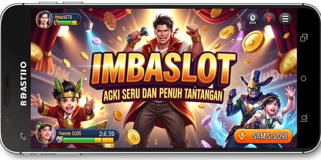 Screenshot gameplay IMBASLOT menampilkan aksi seru penuh warna.
