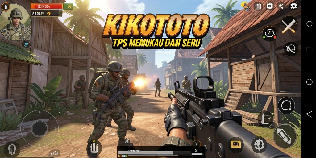 Tampilan gameplay menegangkan di KIKOTOTO dengan aksi yang mendebarkan.