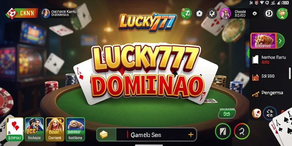 Tangkapan layar LUCKY777 menunjukkan gameplay seru dan mengasyikkan di Domino.
