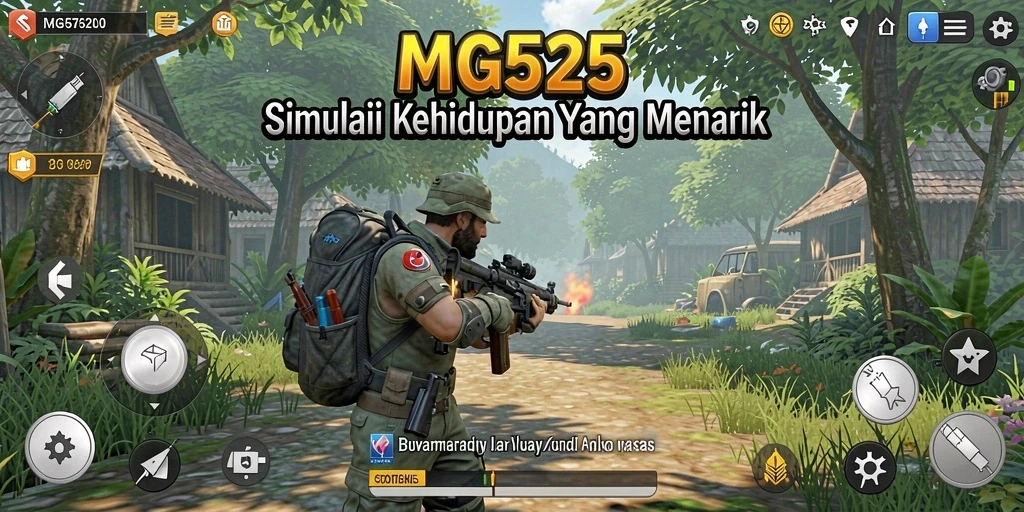 Gameplay MG525 yang menarik dengan berbagai simulasi kehidupan.