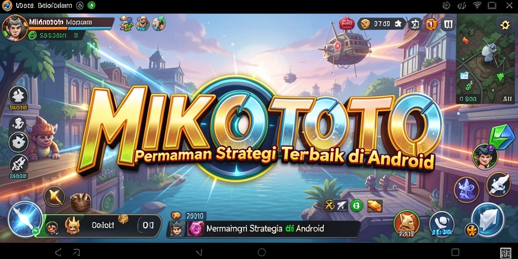 Tampilan screenshot utama MIKOTOTO menampilkan aksi strategis dalam permainan.