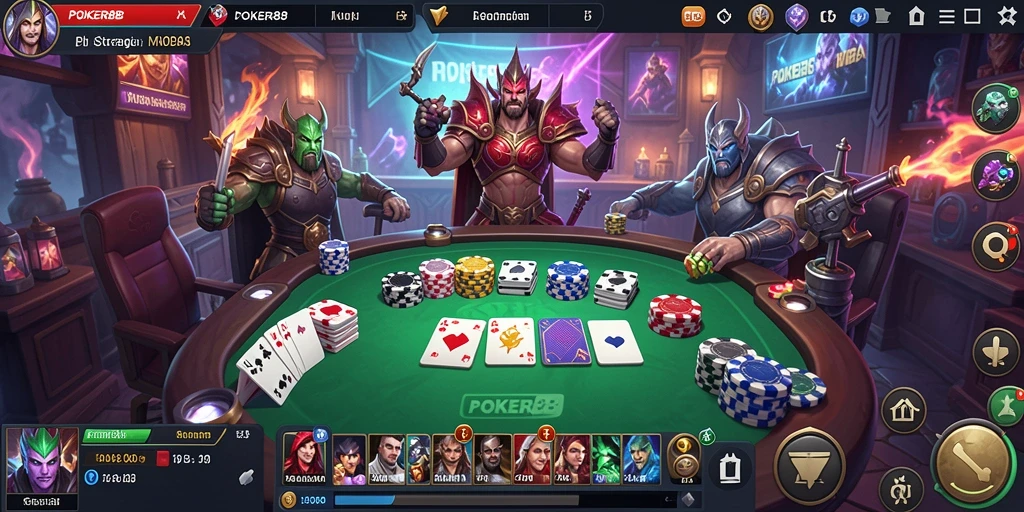 Tangkapan layar gameplay POKER88 yang menunjukkan pertempuran tim yang mendebarkan.