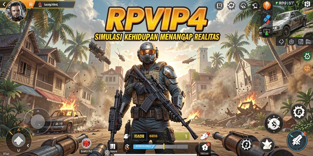 Tampilan gameplay simulator kehidupan yang menarik dan interaktif.