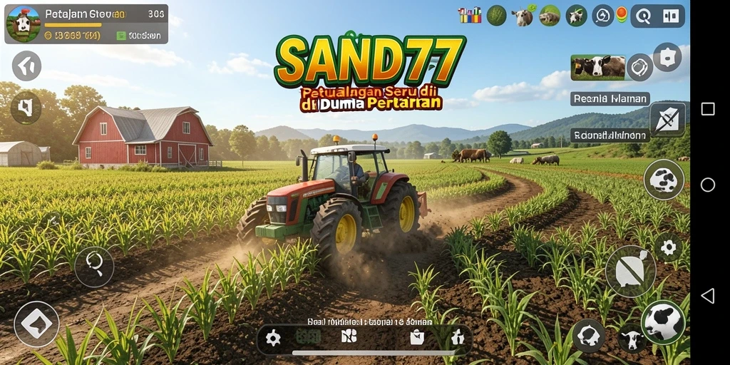 Tampilan gameplay SAND77 yang menawan dan menyenangkan.
