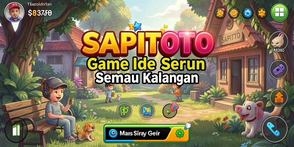 Menggambarkan gameplay Idle yang seru dan menarik.