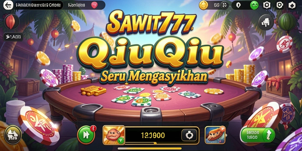 Tampilan gameplay QiuQiu yang menarik di SAWIT777.