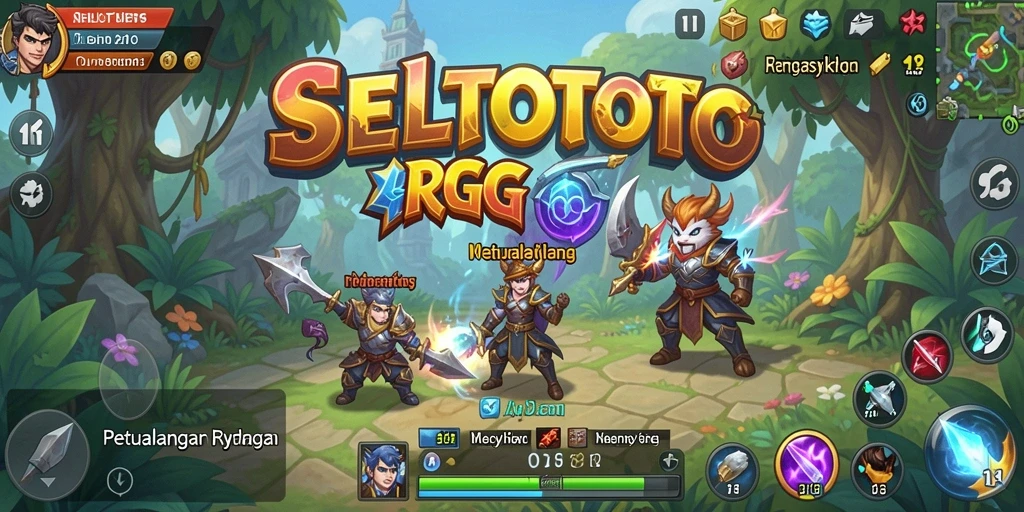 Tangkapan layar gameplay SELTOTO dengan karakter yang sedang beraksi.