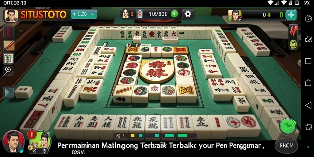 Tampilan gameplay SITUSTOTO dengan ubin Mahjong yang cerah dan menarik.