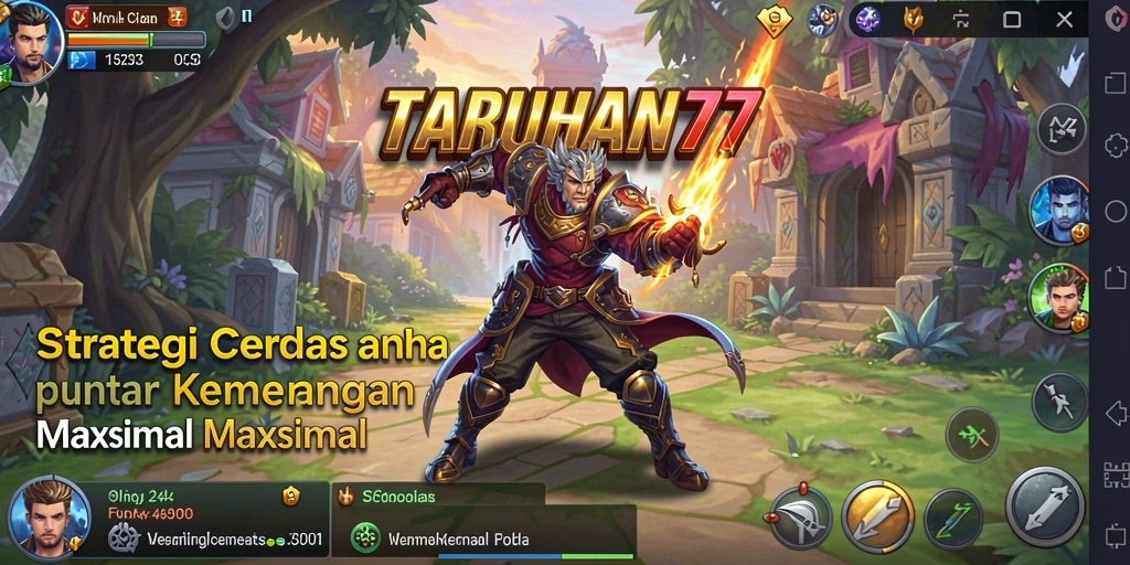 Tampilan menarik gameplay strategi dari TARUHAN77 dengan berbagai taktik yang dapat diterapkan.